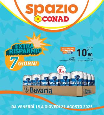 Volantino Spazio Conad - 15/8/2025 - 21/8/2025.