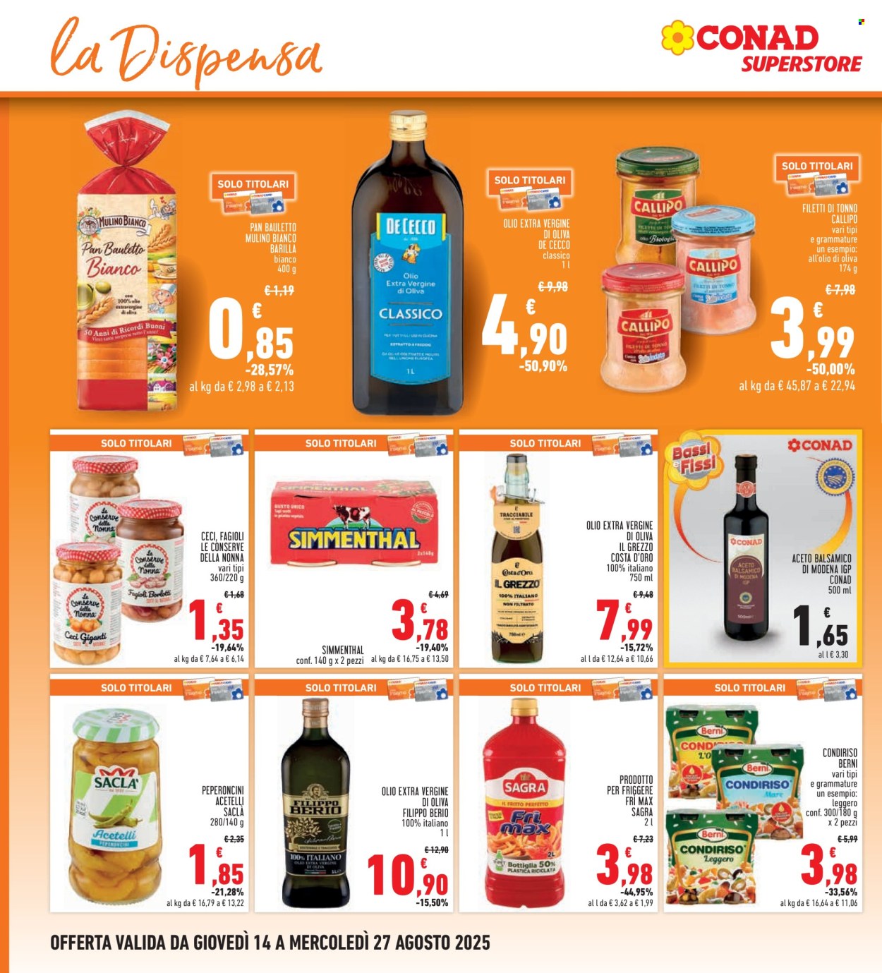 Volantino Conad Superstore - 14/8/2025 - 27/8/2025. Pagina 12