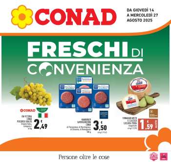 Volantino Conad - 14/8/2025 - 27/8/2025.