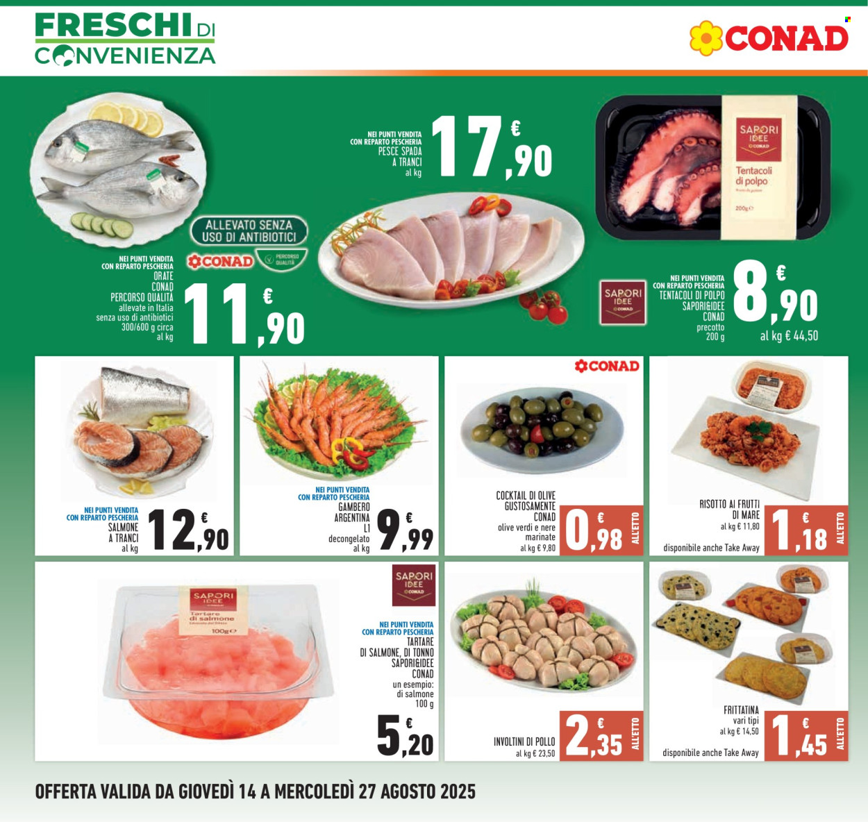 Volantino Conad - 14/8/2025 - 27/8/2025. Pagina 4