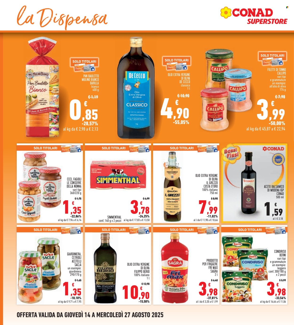 Volantino Conad Superstore - 14/8/2025 - 27/8/2025. Pagina 12