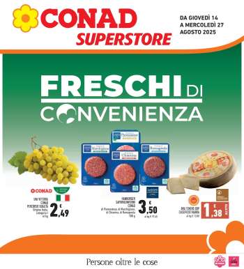 Volantino Conad - 14/8/2025 - 27/8/2025.