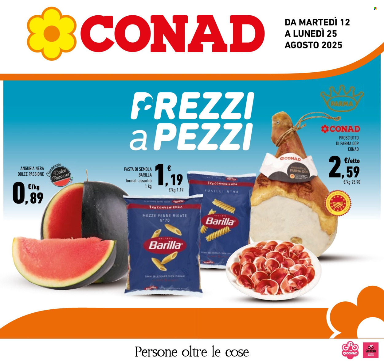 Volantino Conad - 12/8/2025 - 25/8/2025. Pagina 1
