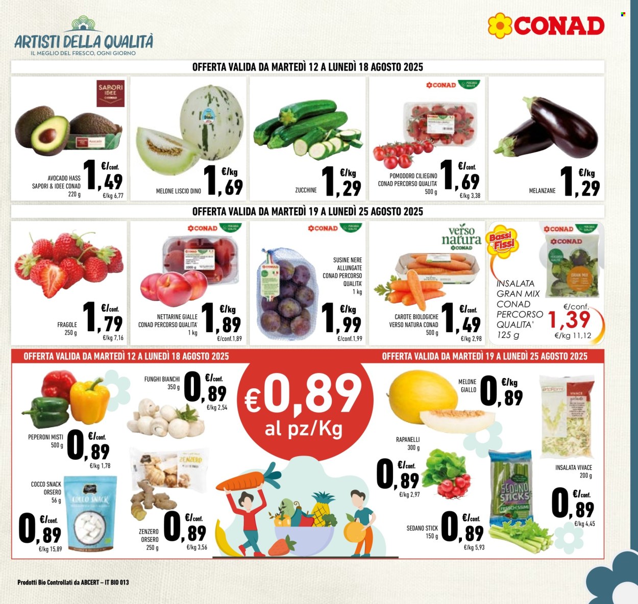 Volantino Conad - 12/8/2025 - 25/8/2025. Pagina 3