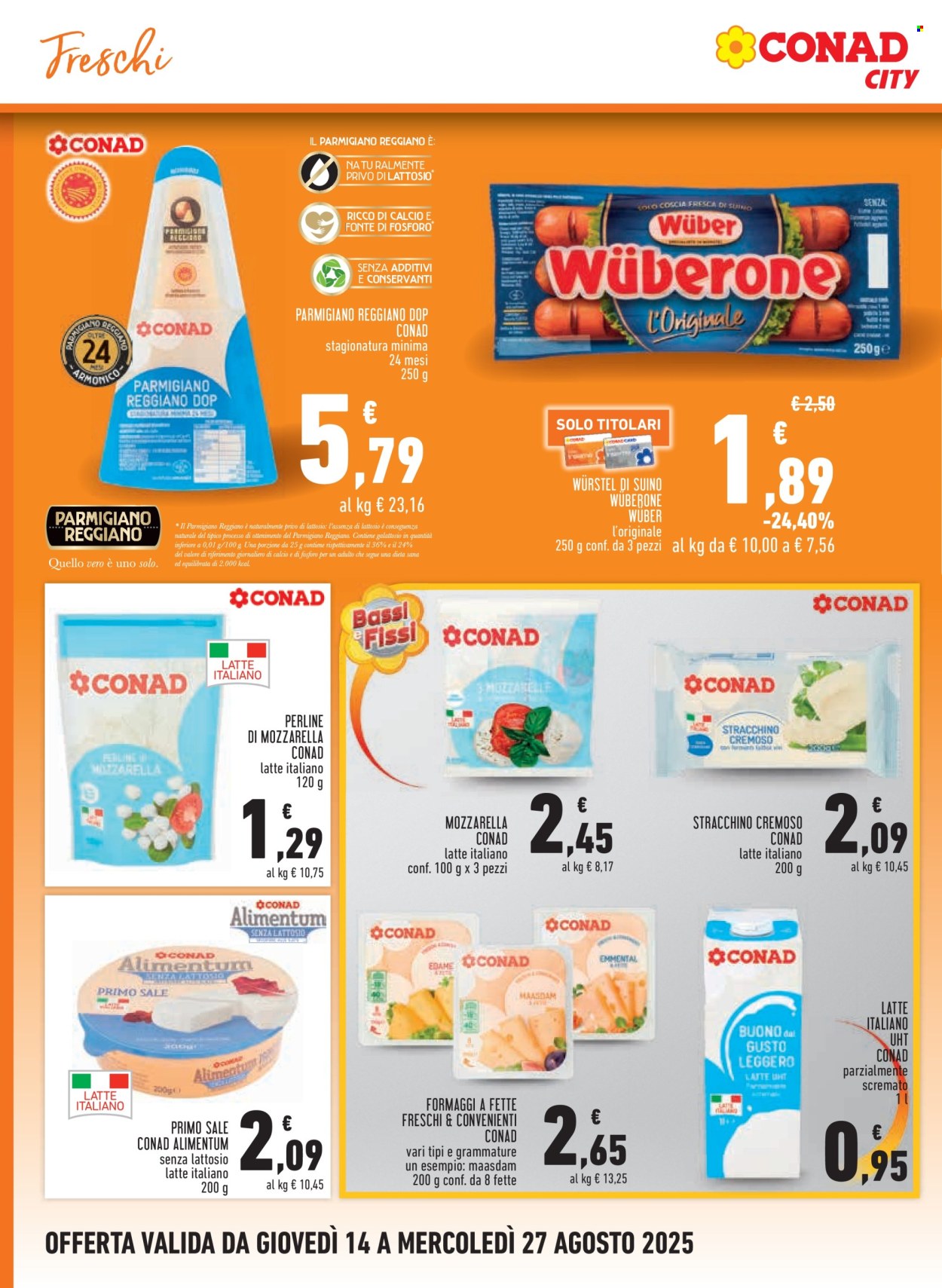 Volantino Conad - 14/8/2025 - 27/8/2025. Pagina 6