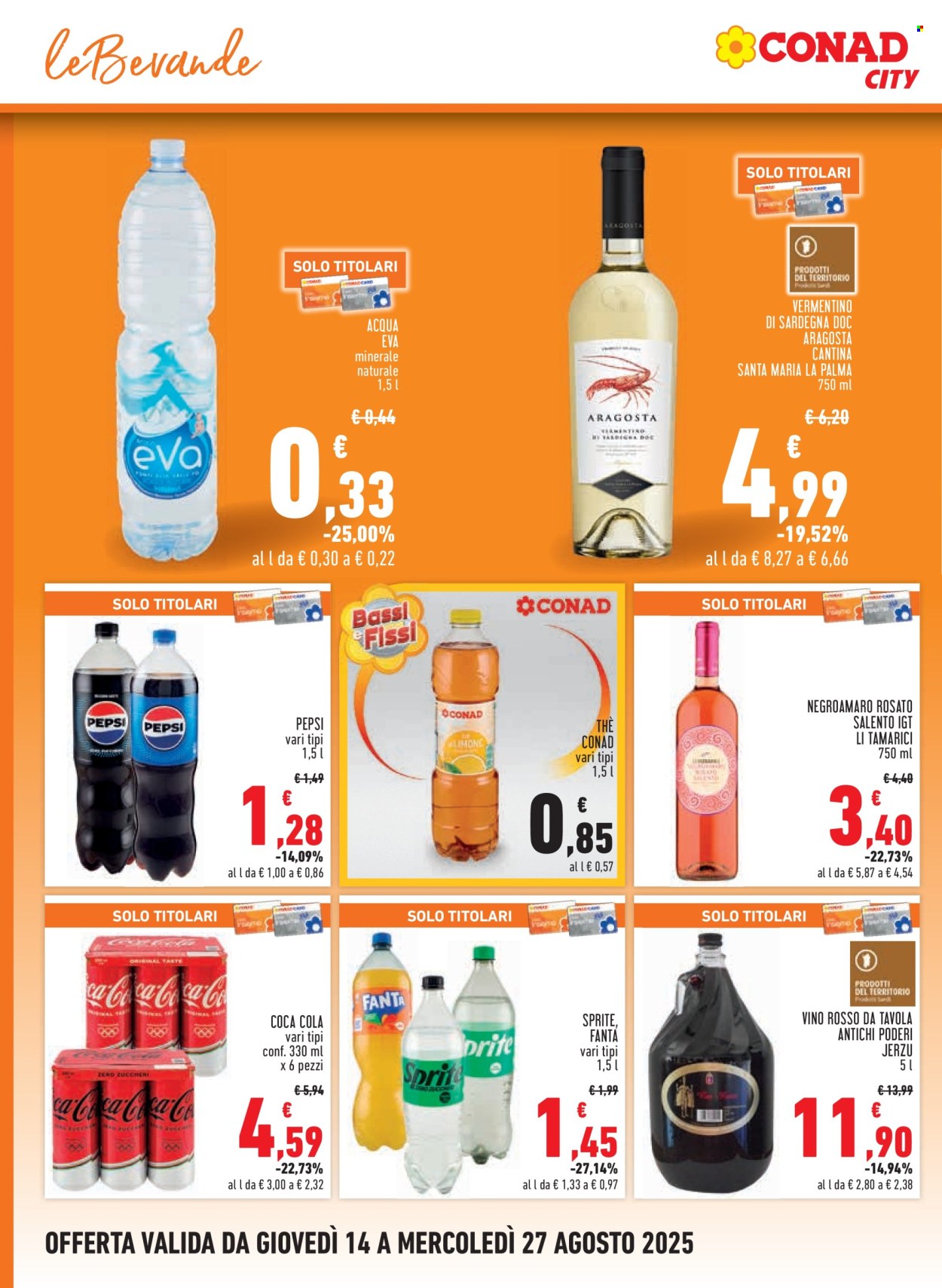 Volantino Conad - 14/8/2025 - 27/8/2025. Pagina 12
