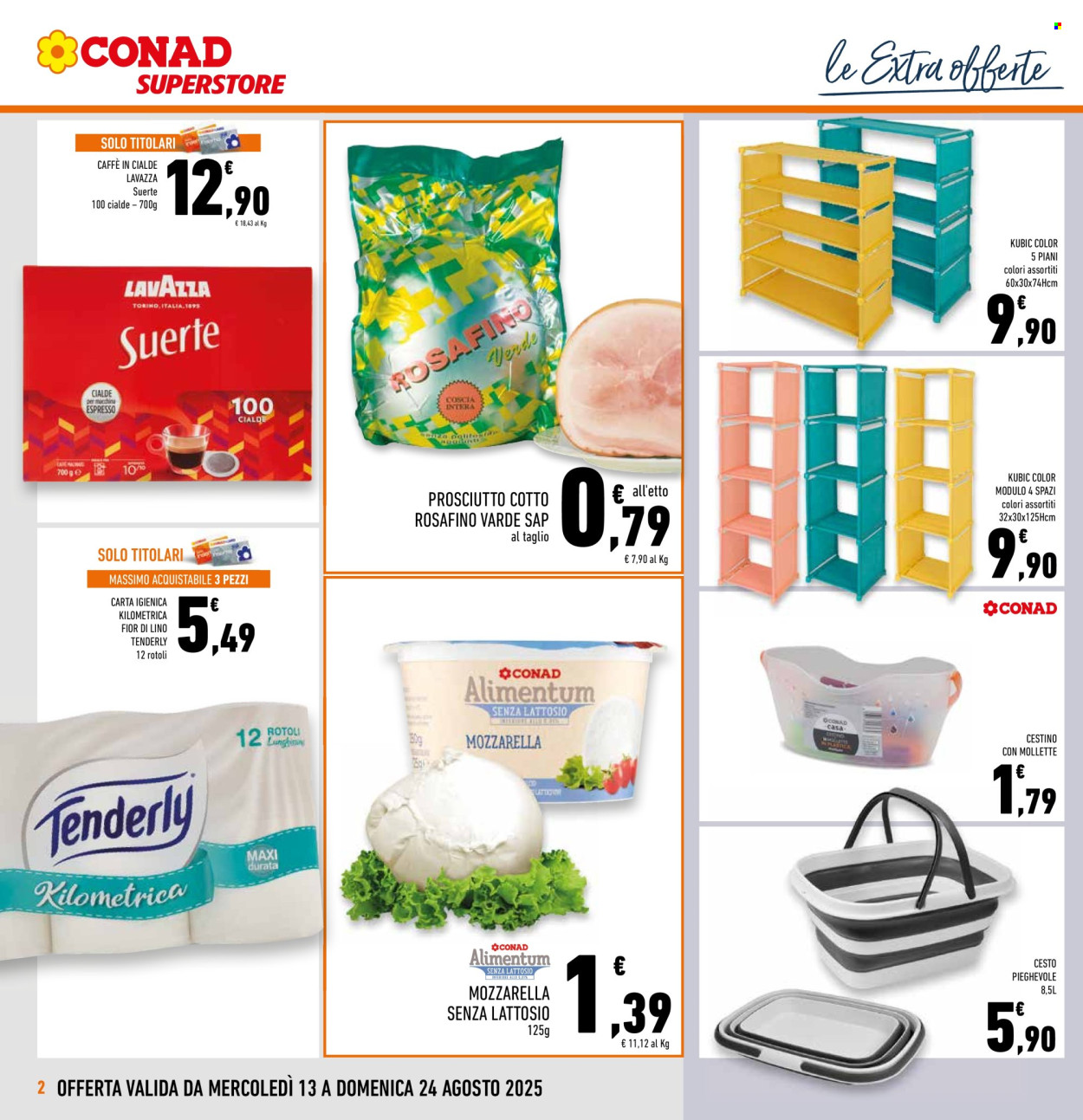 Volantino Conad Superstore - 13/8/2025 - 24/8/2025. Pagina 2