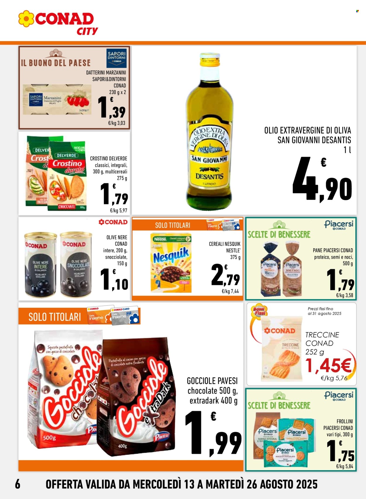 Volantino Conad City - 13/8/2025 - 26/8/2025. Pagina 6