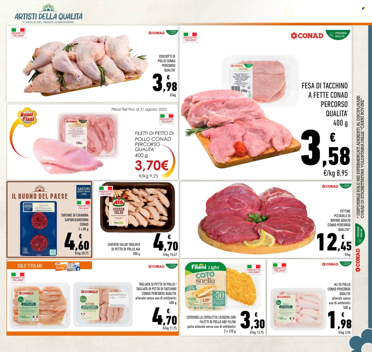 Volantino Conad - 13/8/2025 - 26/8/2025. Pagina 3