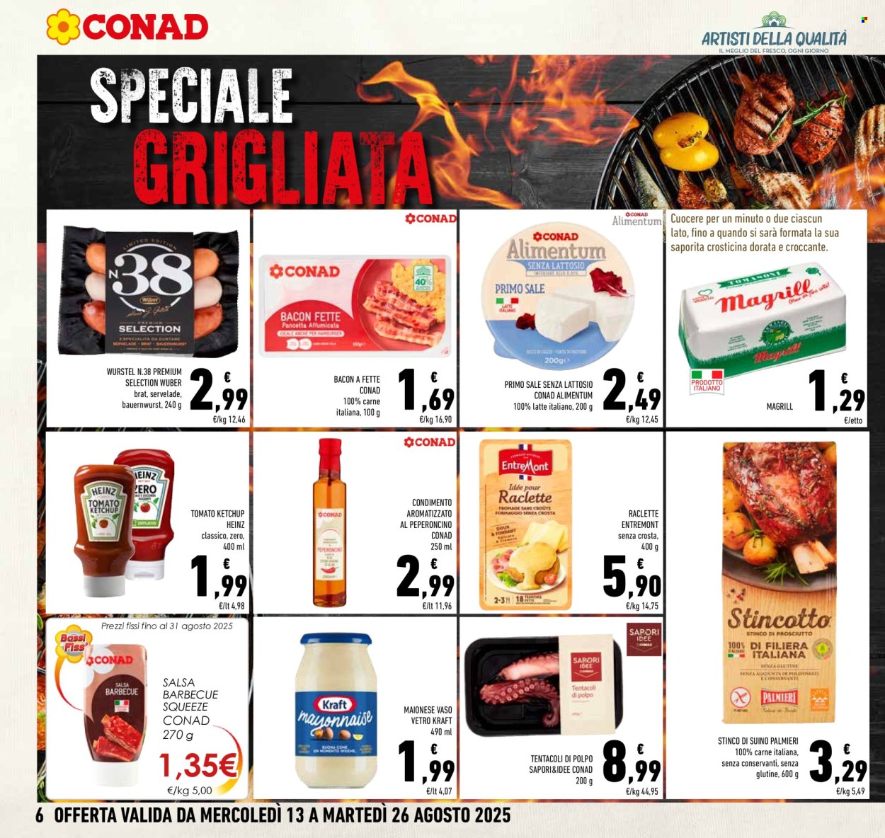 Volantino Conad - 13/8/2025 - 26/8/2025. Pagina 6
