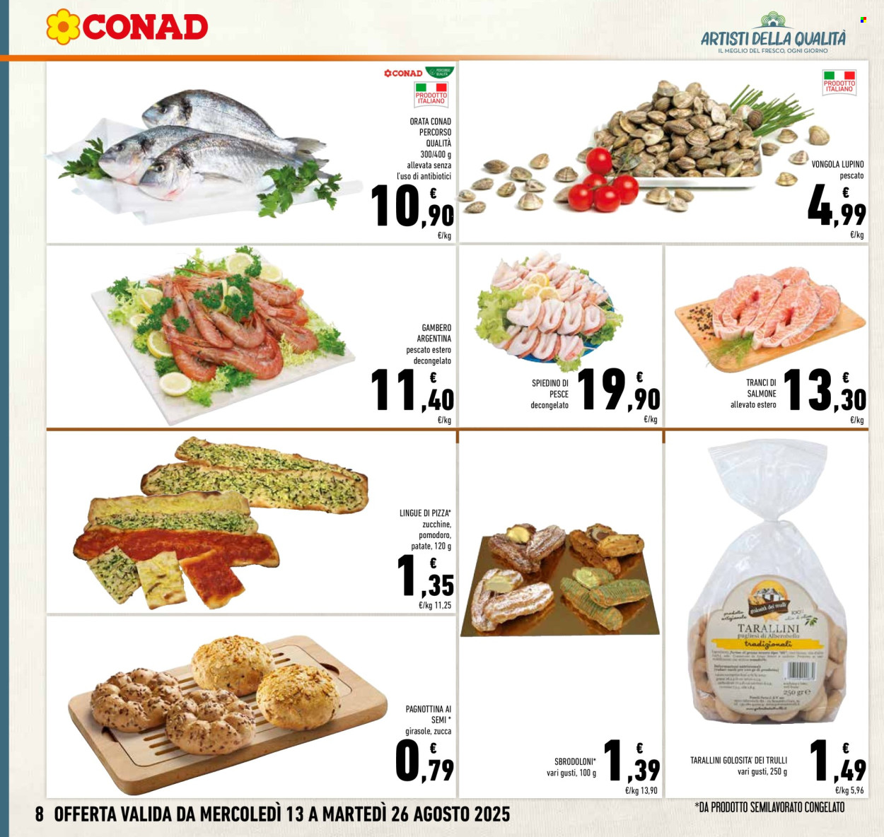 Volantino Conad - 13/8/2025 - 26/8/2025. Pagina 8