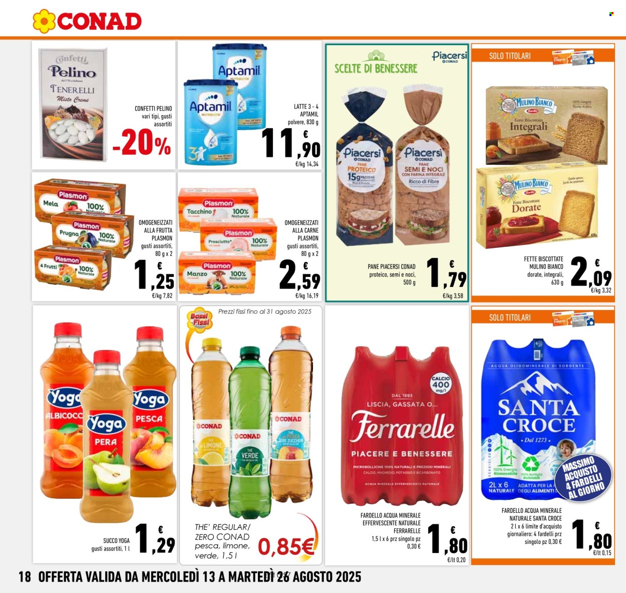 Volantino Conad - 13/8/2025 - 26/8/2025. Pagina 18