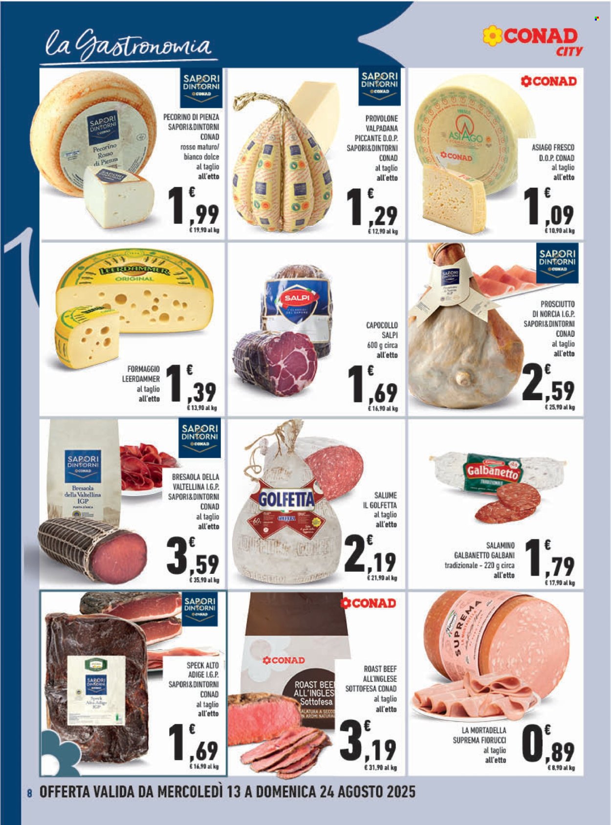 Volantino Conad - 13/8/2025 - 24/8/2025. Pagina 8