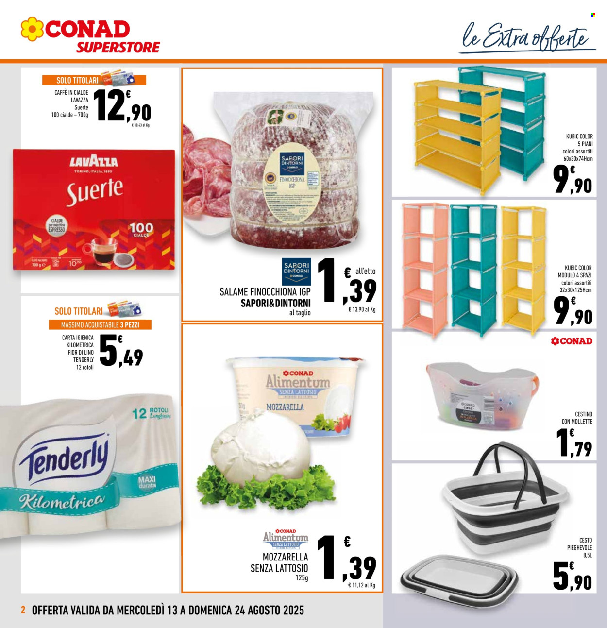 Volantino Conad Superstore - 13/8/2025 - 24/8/2025. Pagina 2