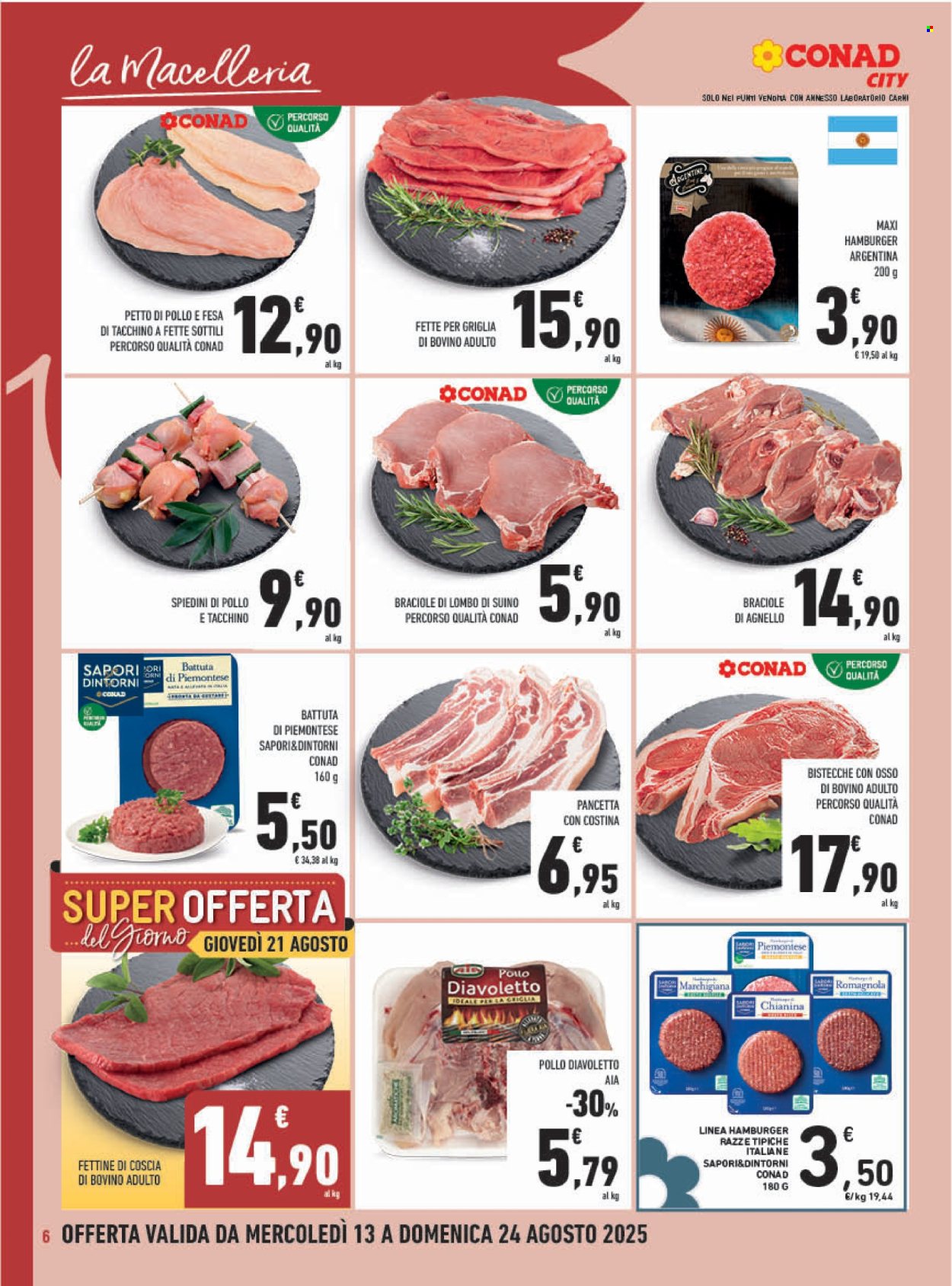Volantino Conad City - 13/8/2025 - 24/8/2025. Pagina 6