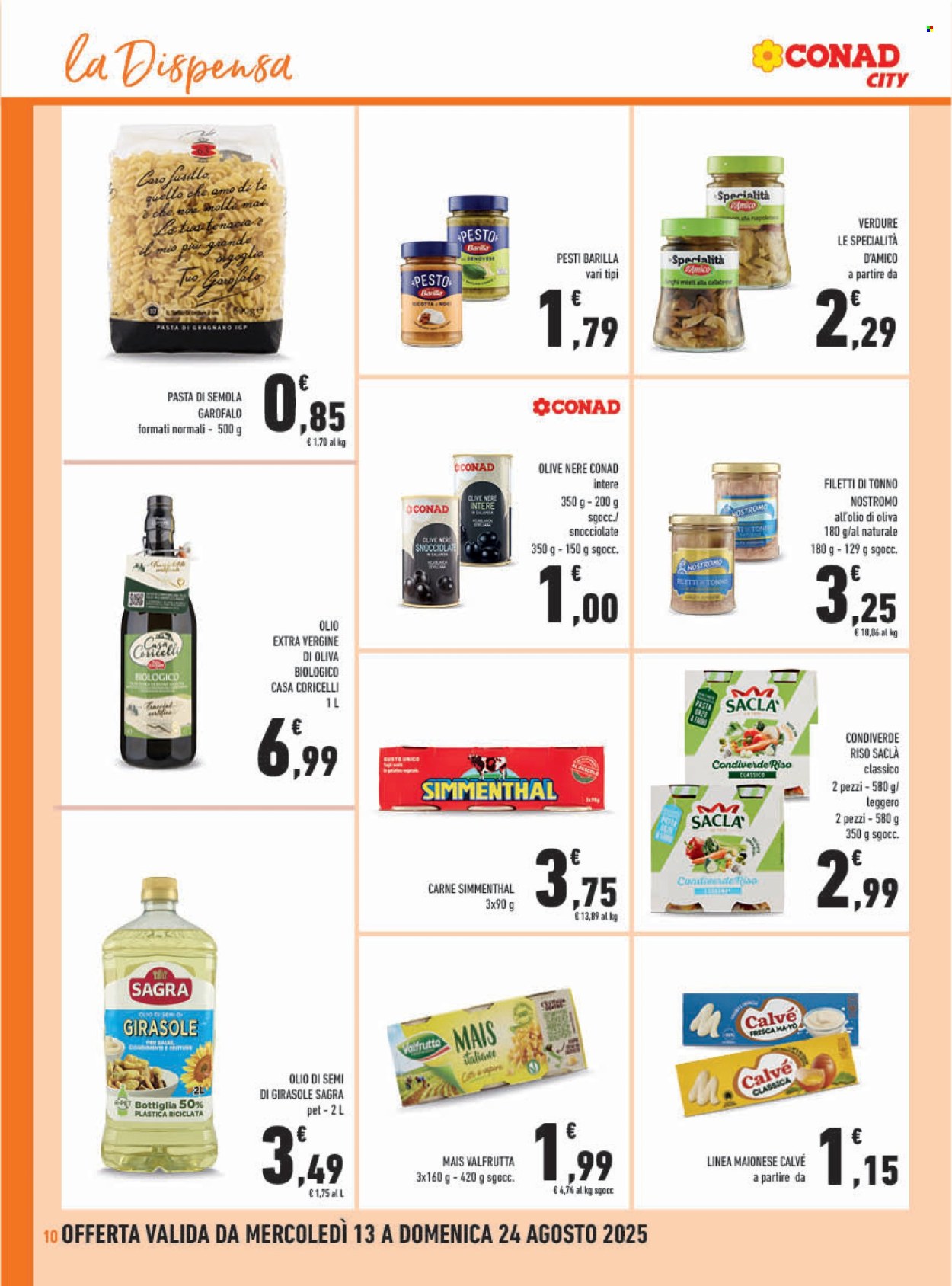 Volantino Conad City - 13/8/2025 - 24/8/2025. Pagina 10