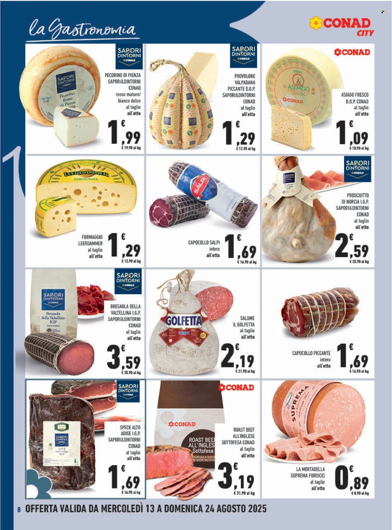 Volantino Conad - 13/8/2025 - 24/8/2025. Pagina 8