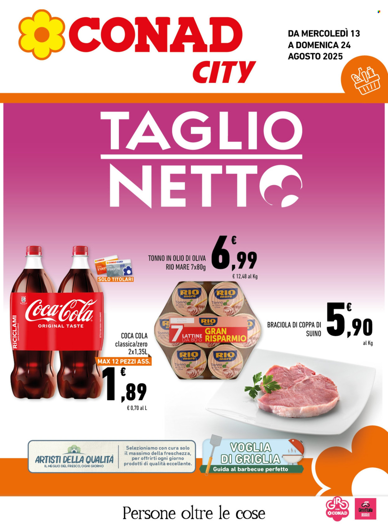Volantino Conad - 13/8/2025 - 24/8/2025. Pagina 1