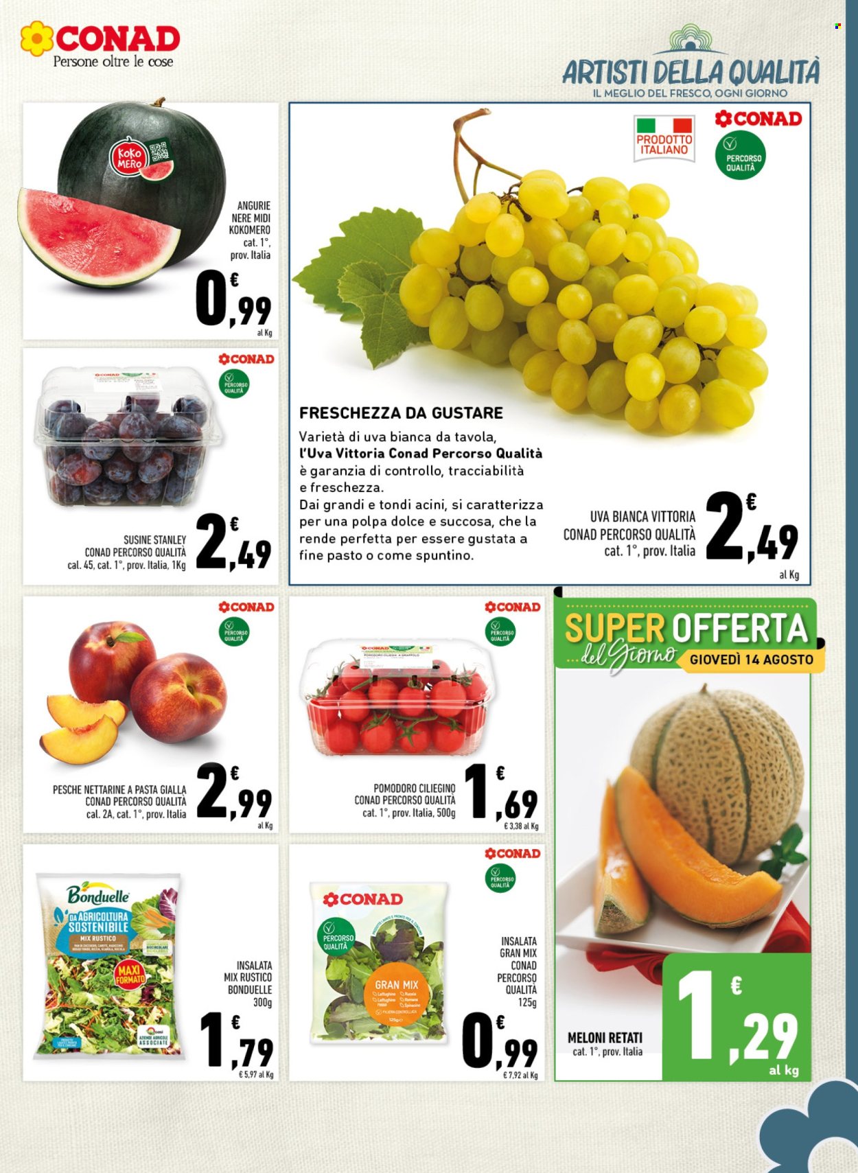 Volantino Conad - 13/8/2025 - 24/8/2025. Pagina 3