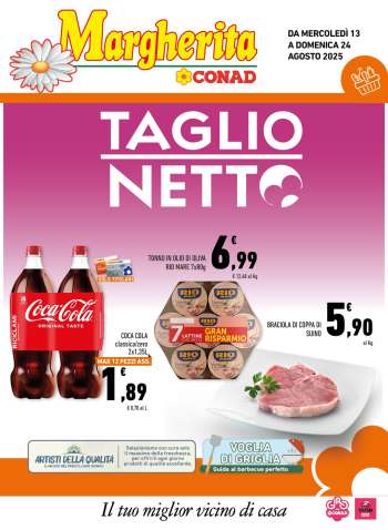 Volantino Margherita Conad - 13/8/2025 - 24/8/2025.