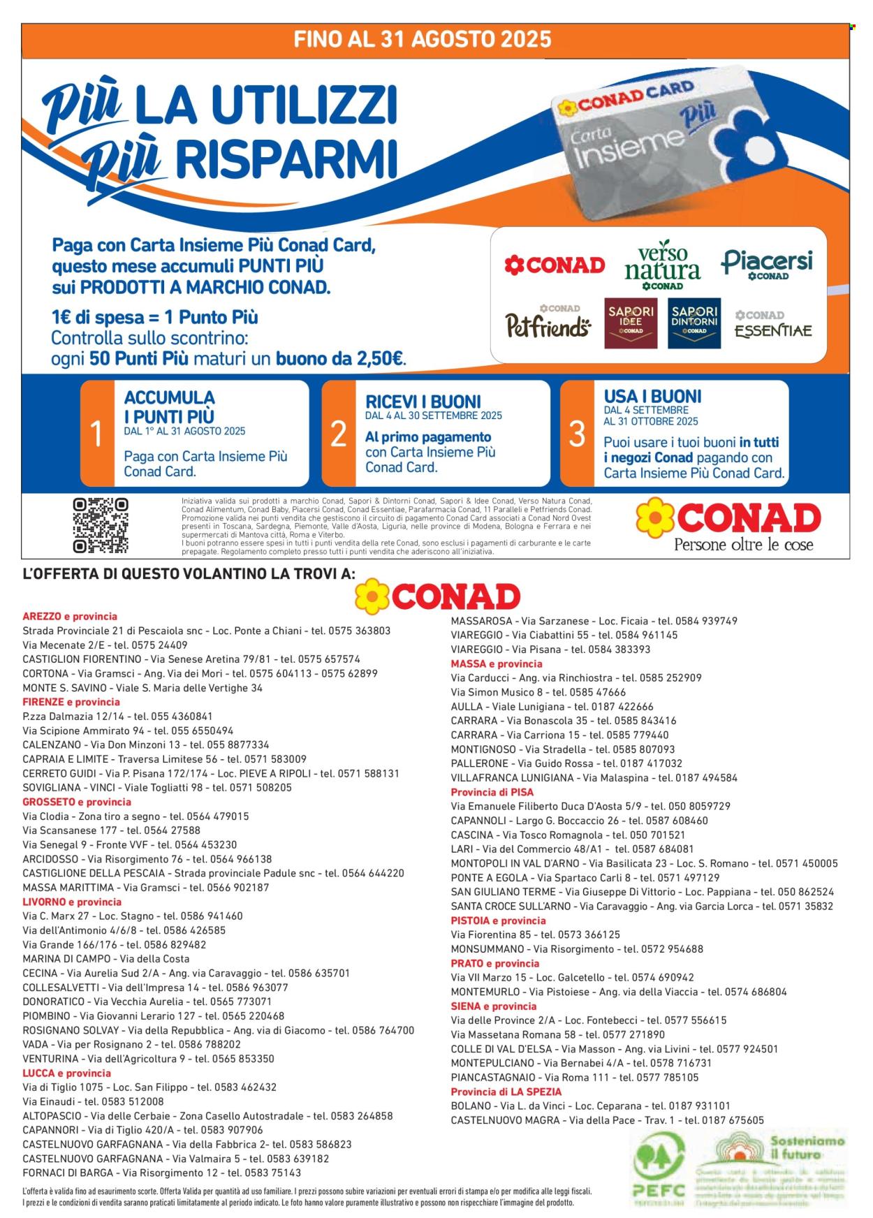 Volantino Conad - 14/8/2025 - 10/9/2025. Pagina 12