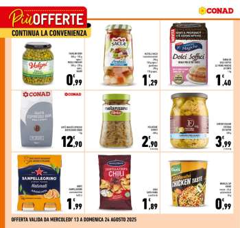 Volantino Conad - 13/8/2025 - 24/8/2025.