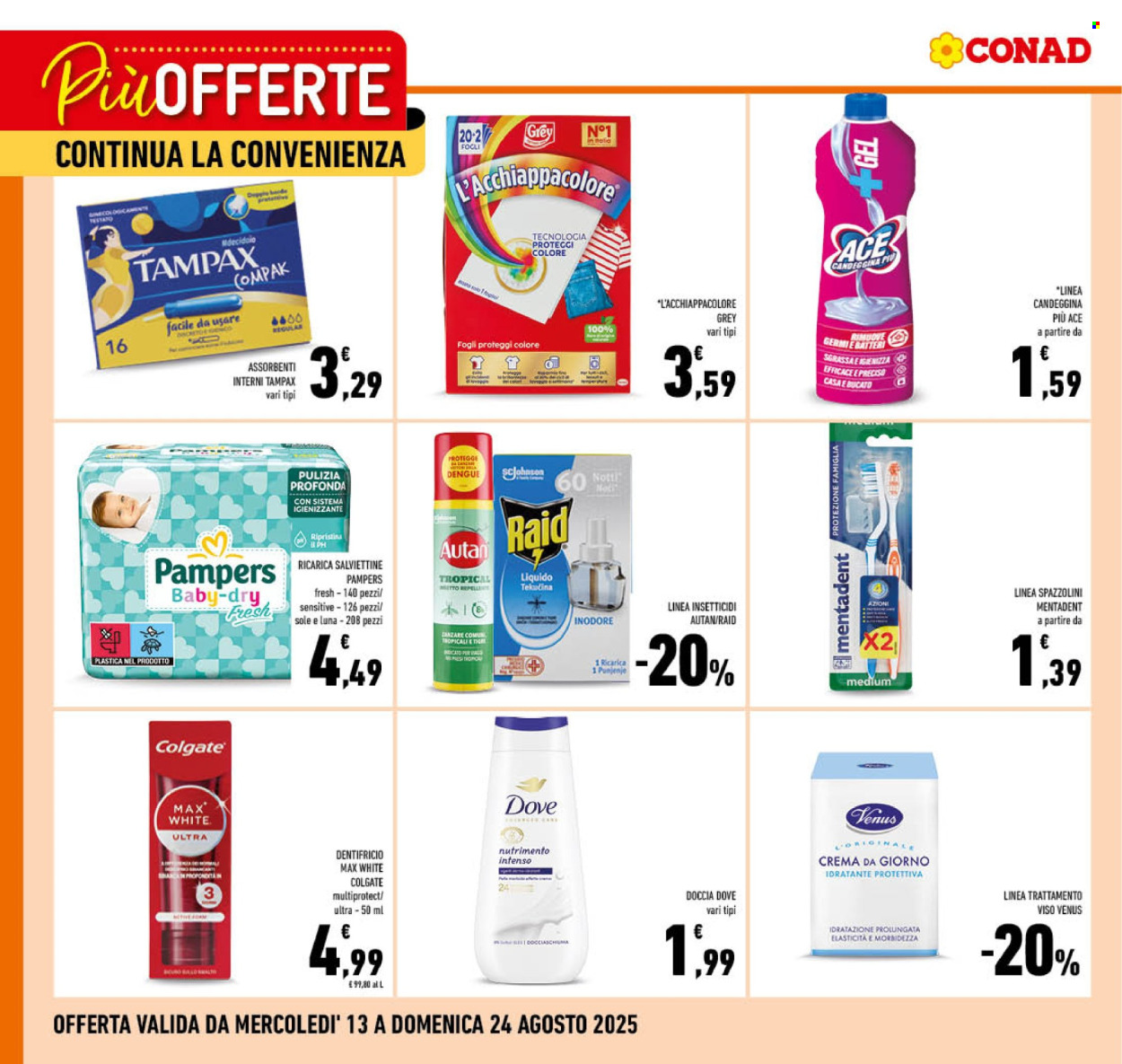 Volantino Conad - 13/8/2025 - 24/8/2025. Pagina 3