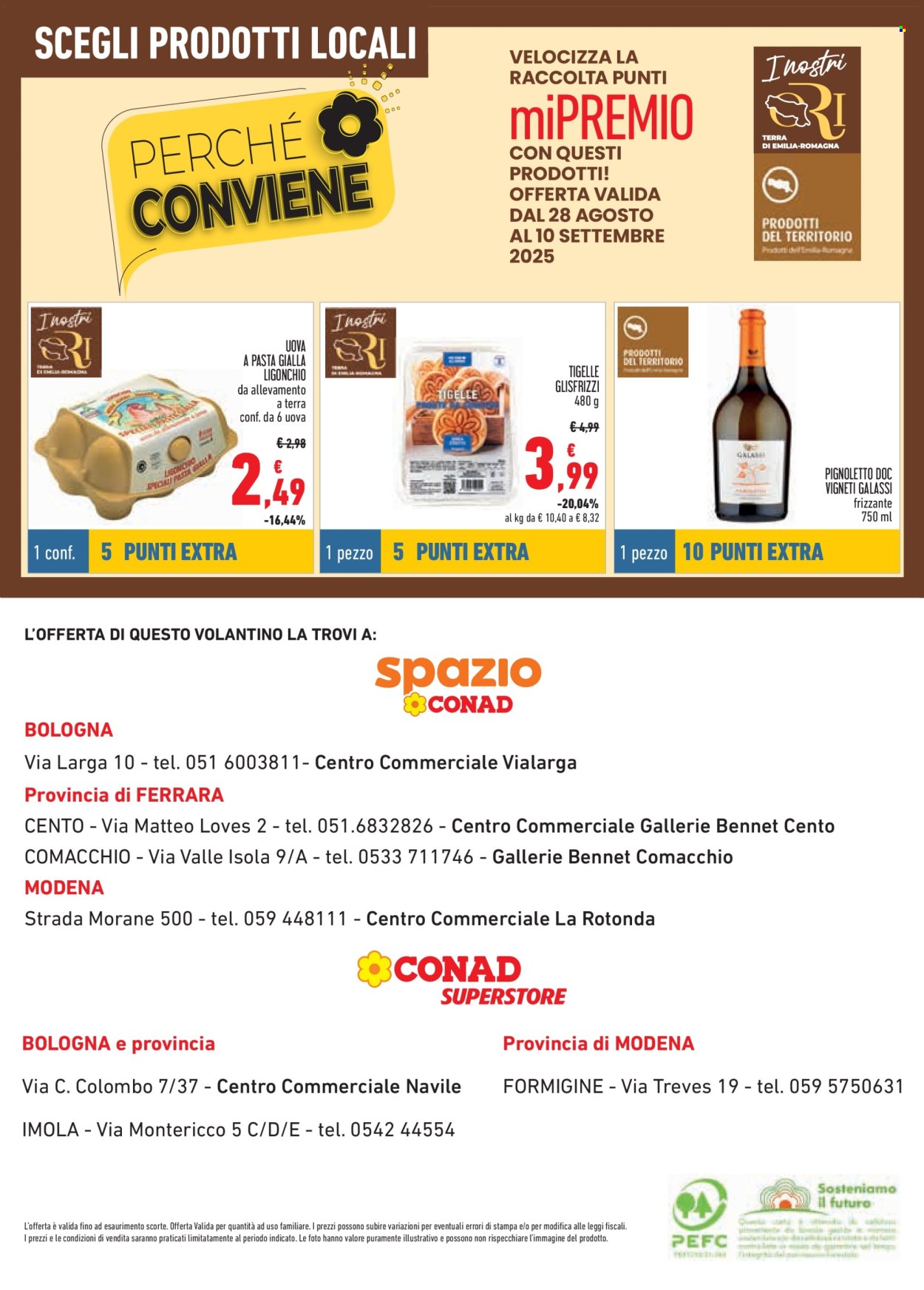 Volantino Conad - 14/8/2025 - 10/9/2025. Pagina 16