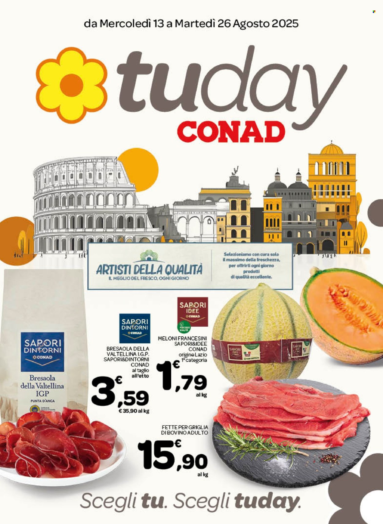 Volantino TuDay Conad - 13/8/2025 - 26/8/2025. Pagina 1