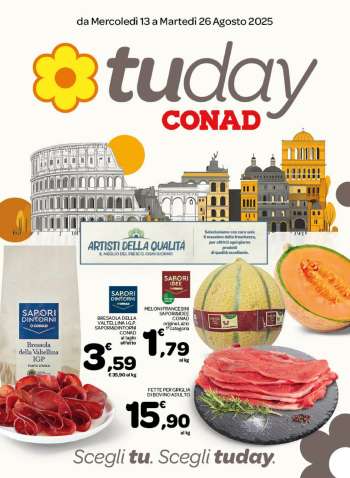 Volantino TuDay Conad - 13/8/2025 - 26/8/2025.