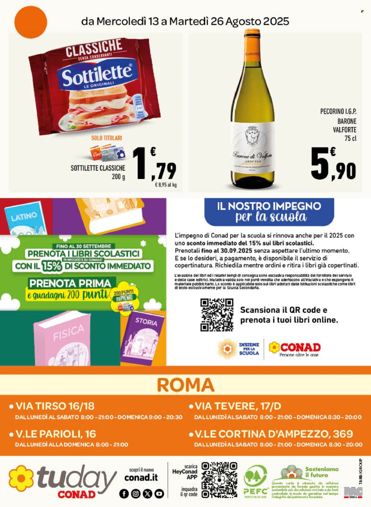 Volantino TuDay Conad - 13/8/2025 - 26/8/2025. Pagina 9
