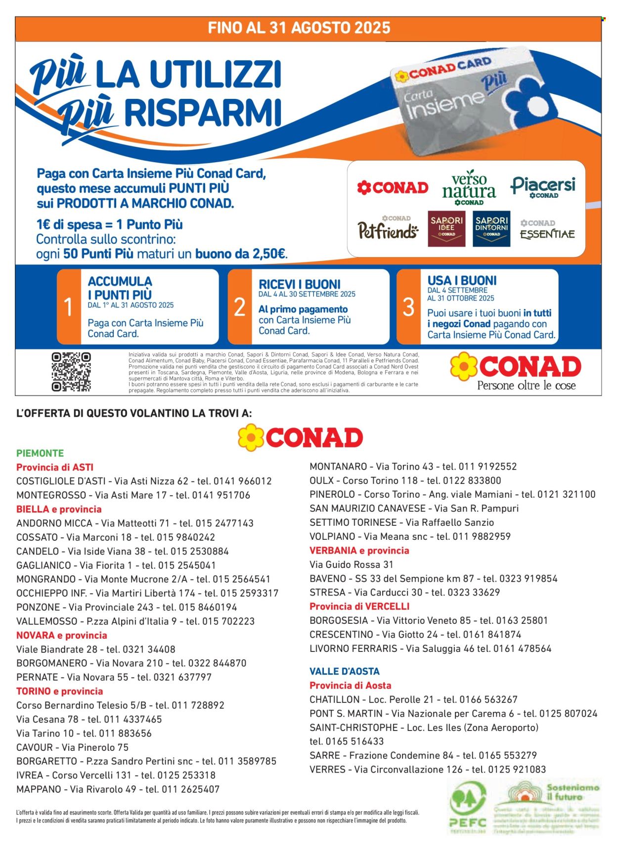 Volantino Conad - 14/8/2025 - 10/9/2025. Pagina 12