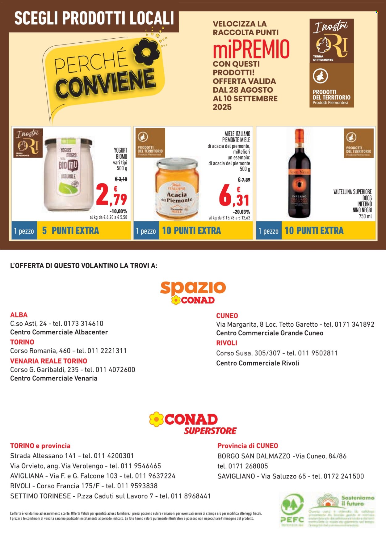 Volantino Conad - 14/8/2025 - 10/9/2025. Pagina 16