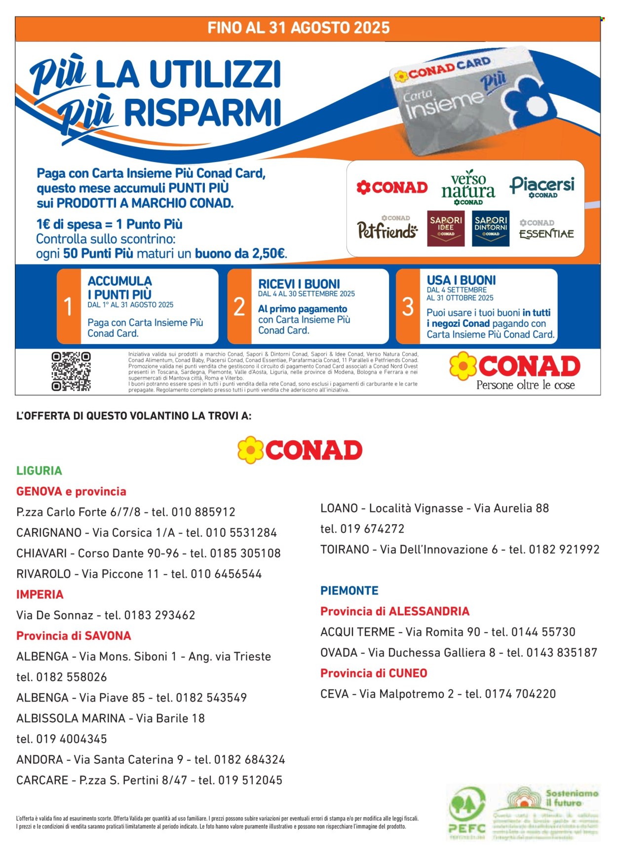 Volantino Conad - 14/8/2025 - 10/9/2025. Pagina 12