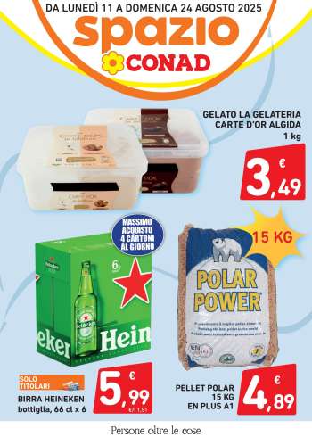 Volantino Spazio Conad - 11/8/2025 - 24/8/2025.