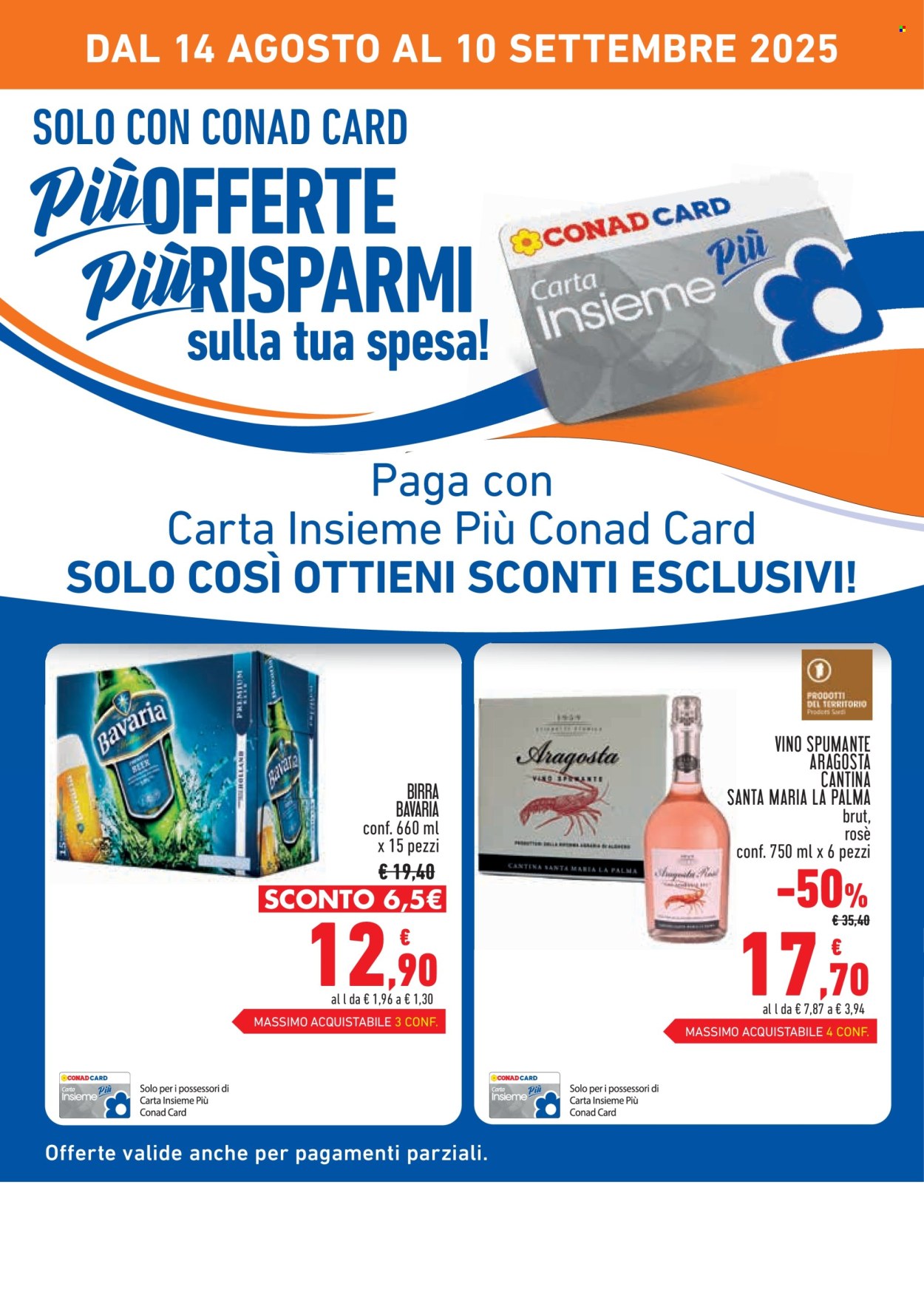 Volantino Conad - 14/8/2025 - 10/9/2025. Pagina 2