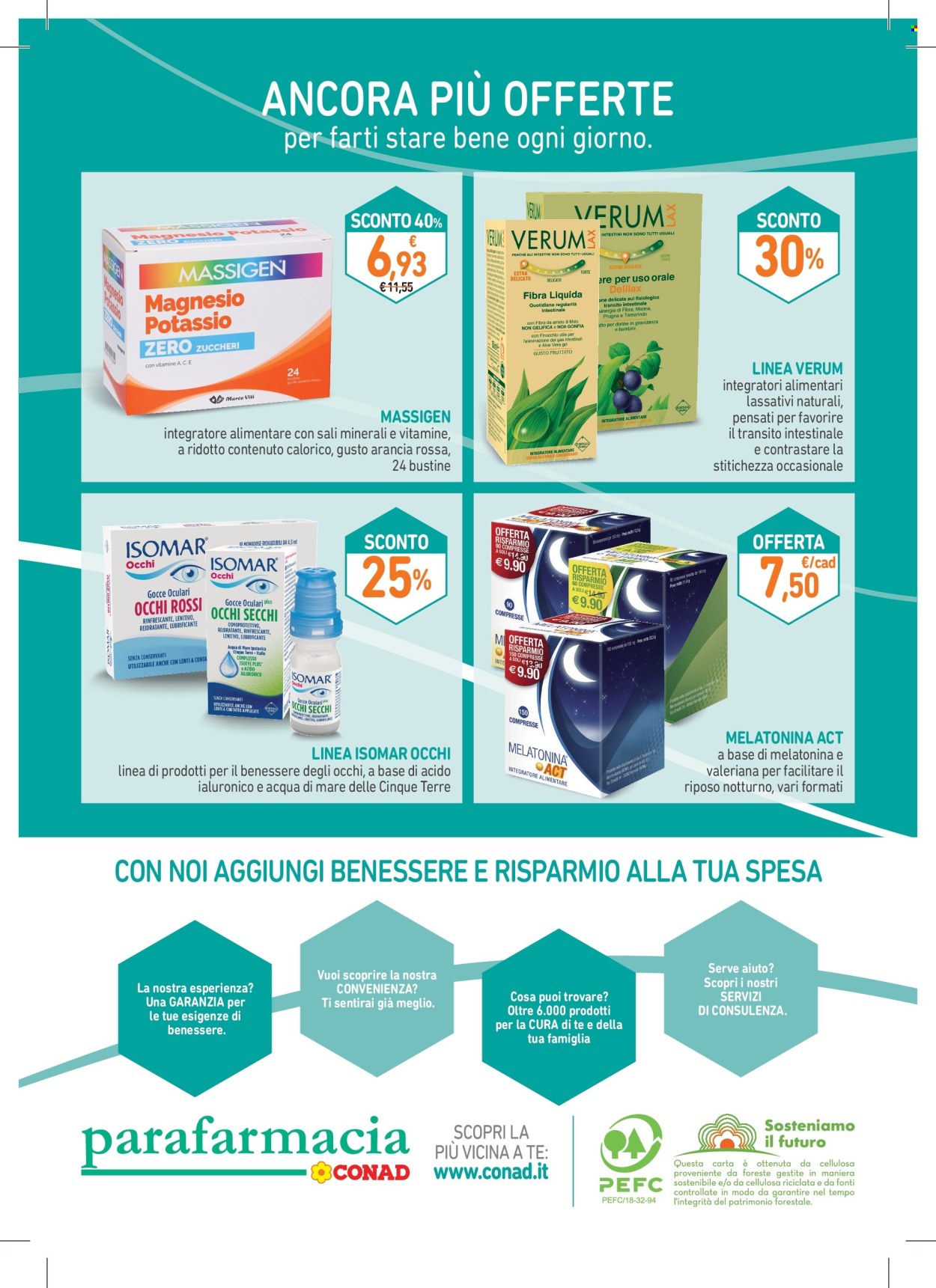Volantino Parafarmacia Conad - 31/7/2025 - 4/9/2025. Pagina 8