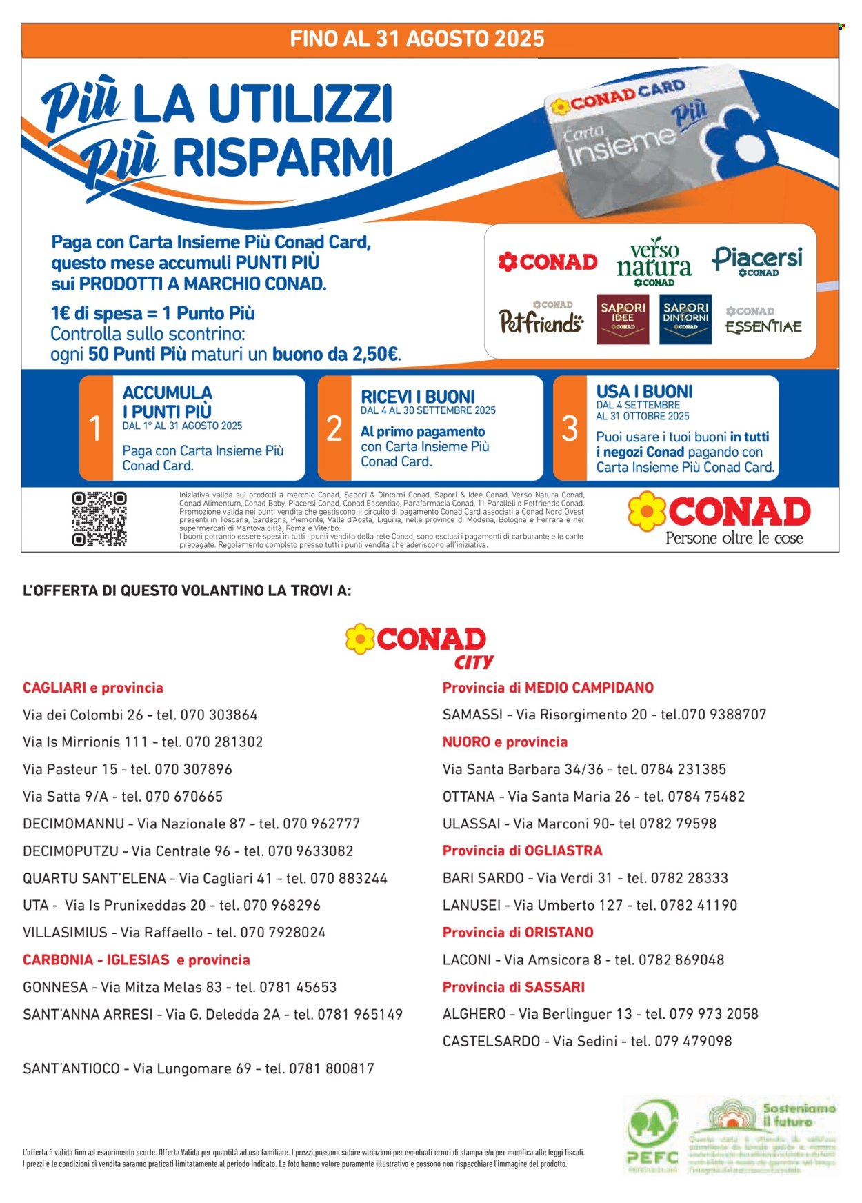 Volantino Conad - 14/8/2025 - 10/9/2025. Pagina 8