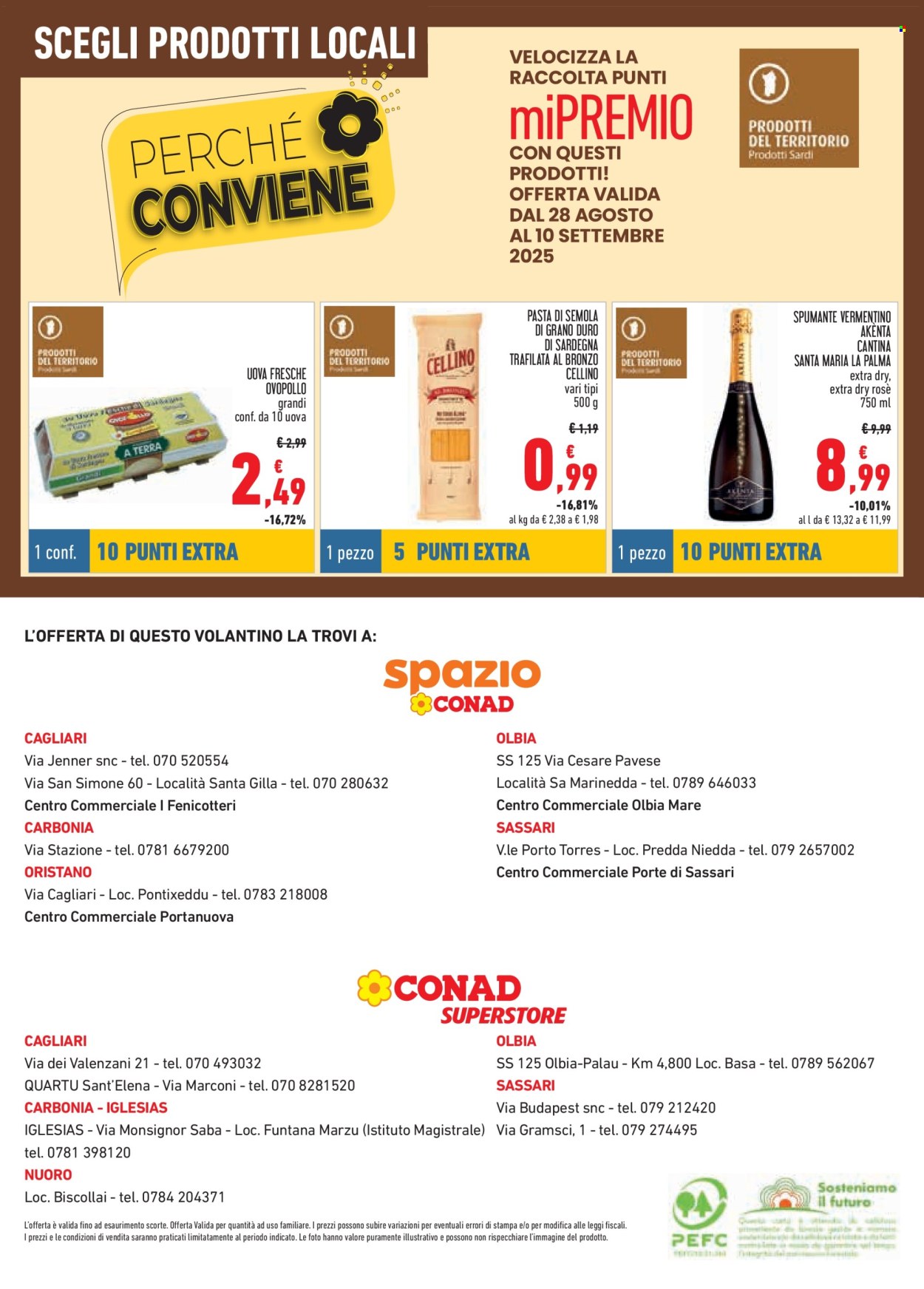 Volantino Conad - 14/8/2025 - 10/9/2025. Pagina 16