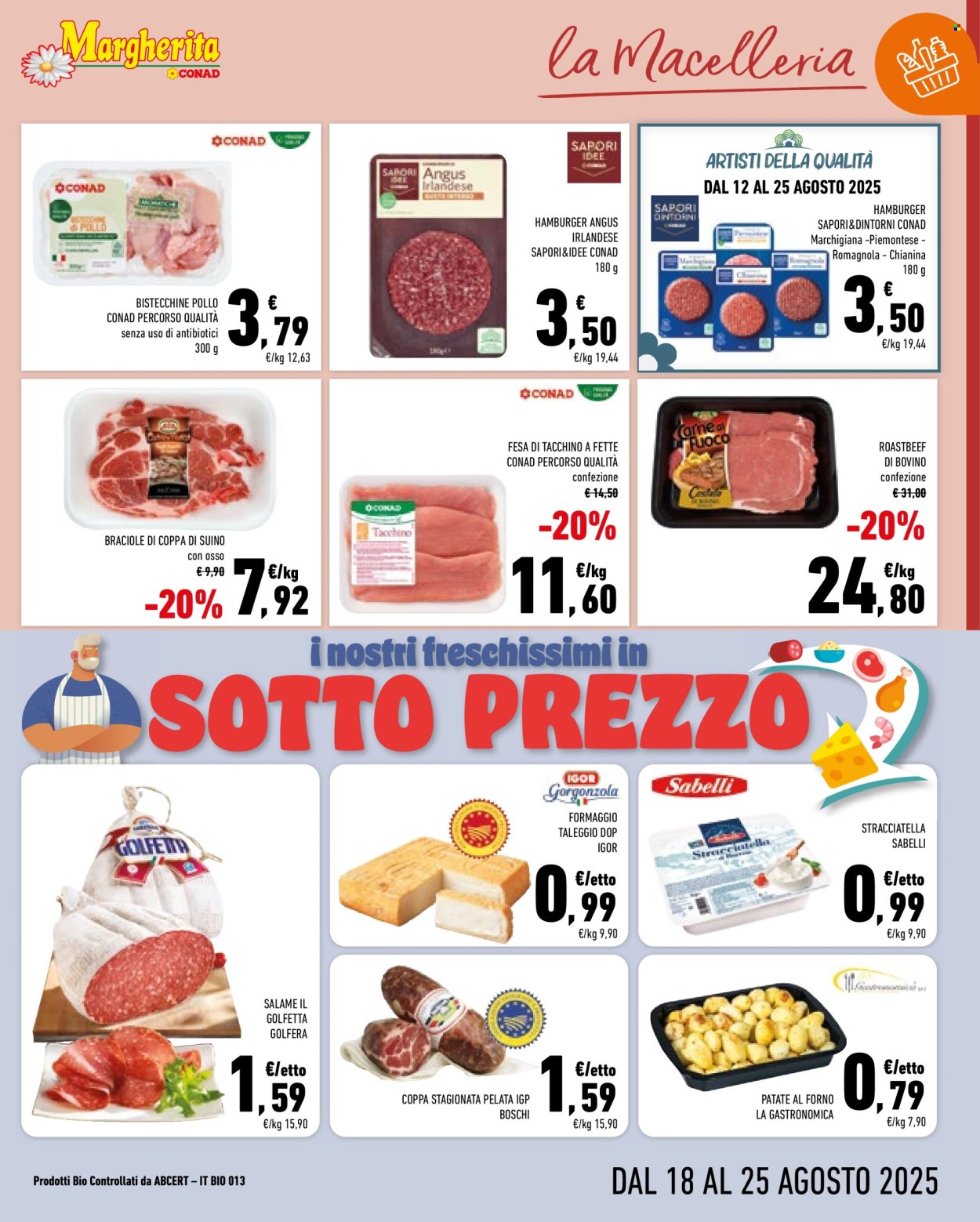 Volantino Margherita Conad - 12/8/2025 - 25/8/2025. Pagina 3