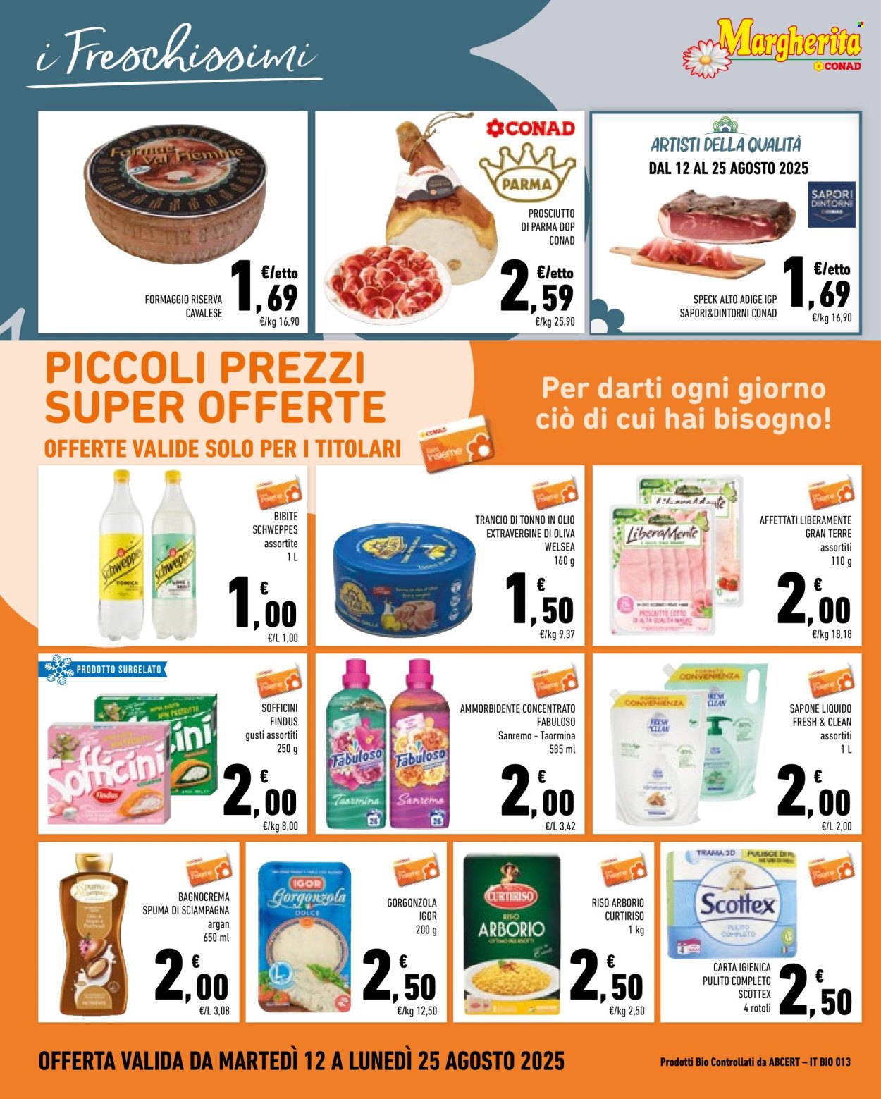 Volantino Margherita Conad - 12/8/2025 - 25/8/2025. Pagina 4