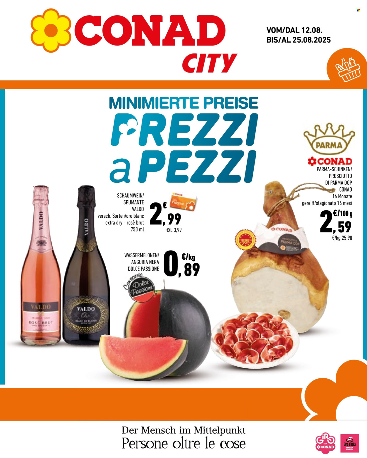 Volantino Conad City - 12/8/2025 - 25/8/2025. Pagina 1