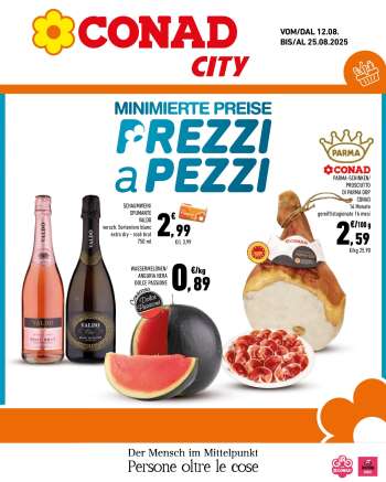 Volantino Conad City - 12/8/2025 - 25/8/2025.