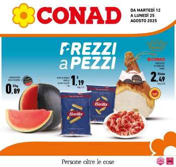 Volantino Conad - 12/8/2025 - 25/8/2025.