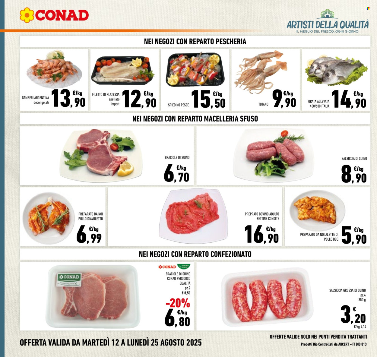 Volantino Conad - 12/8/2025 - 25/8/2025. Pagina 4