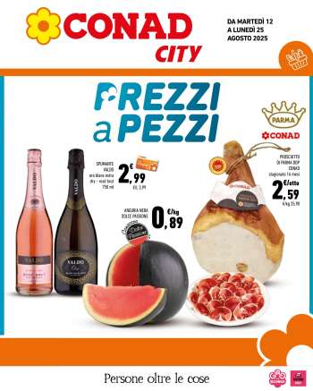 Volantino Conad City - 12/8/2025 - 25/8/2025.
