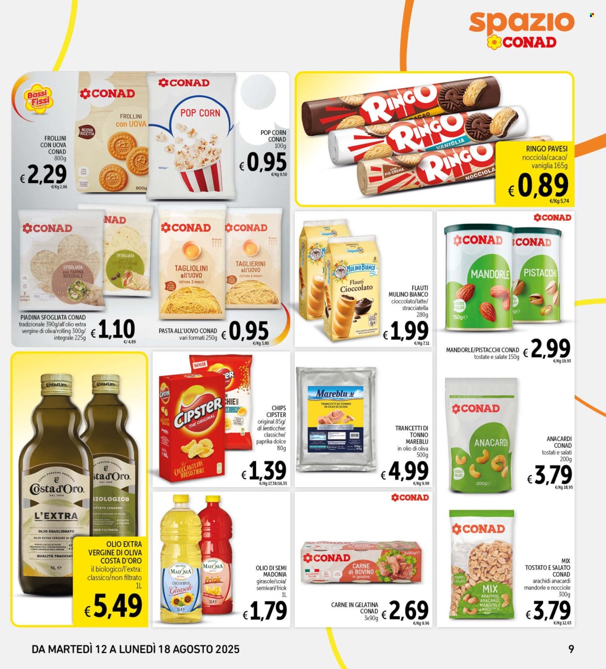 Volantino Spazio Conad - 12/8/2025 - 18/8/2025. Pagina 9