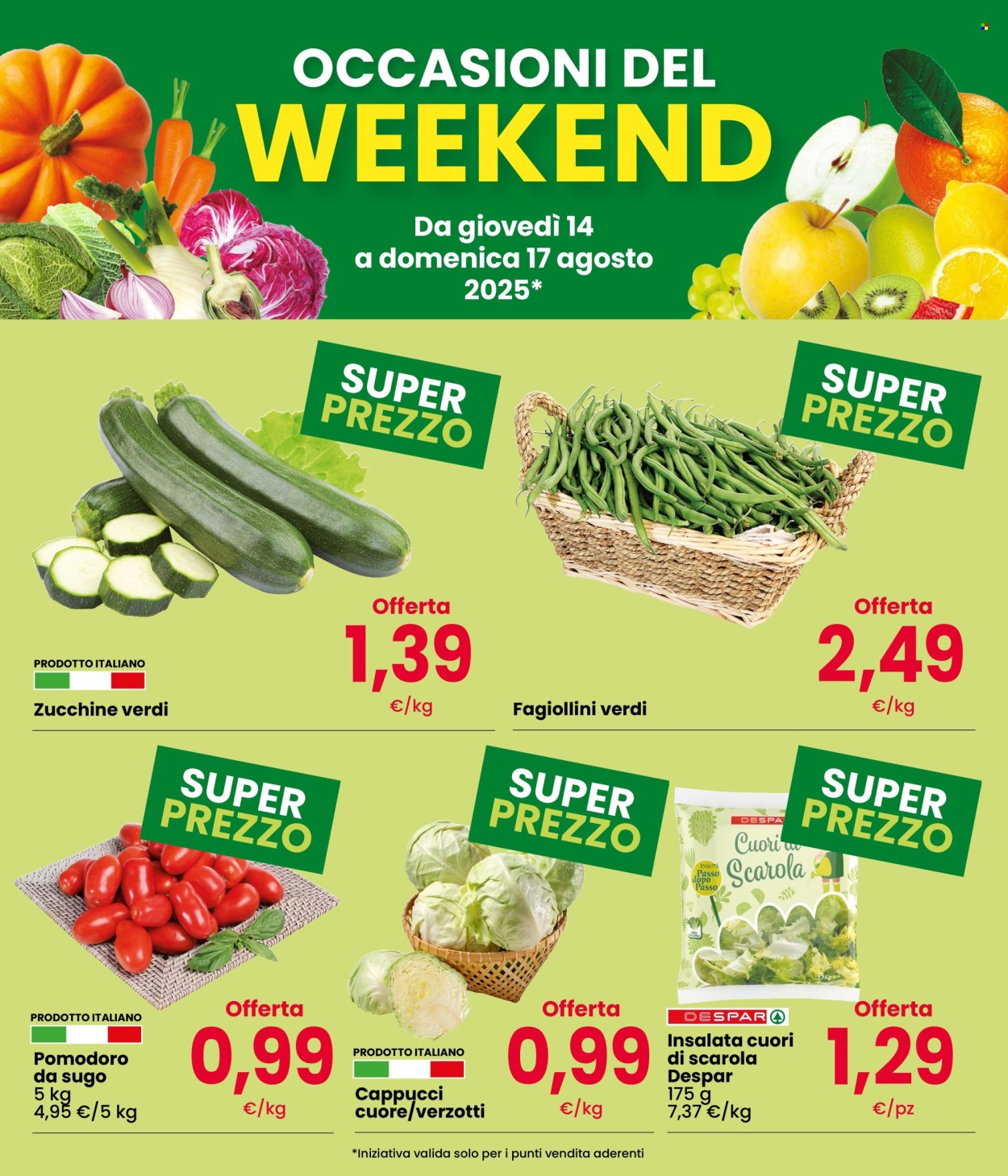 Volantino Eurospar - 14/8/2025 - 17/8/2025. Pagina 3
