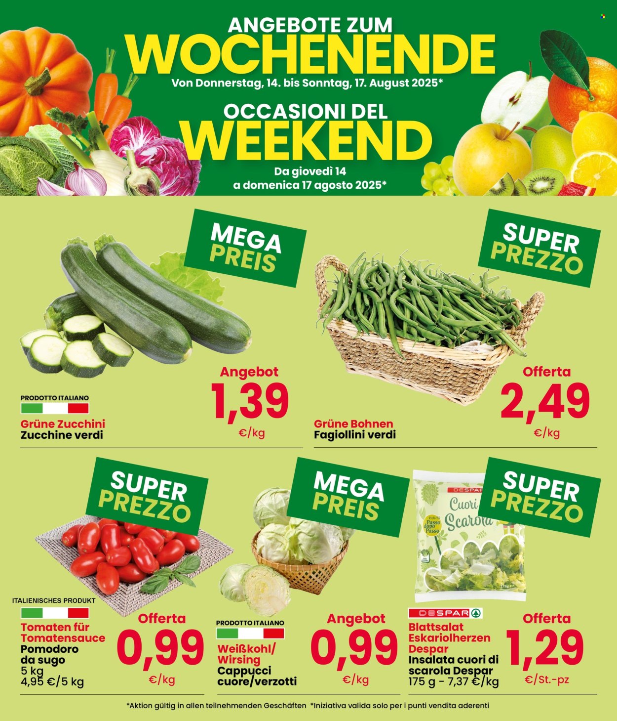 Volantino Eurospar - 14/8/2025 - 17/8/2025. Pagina 3