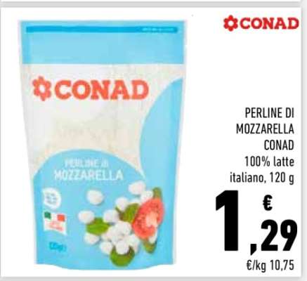 PERLINE DI MOZZARELLA CONAD